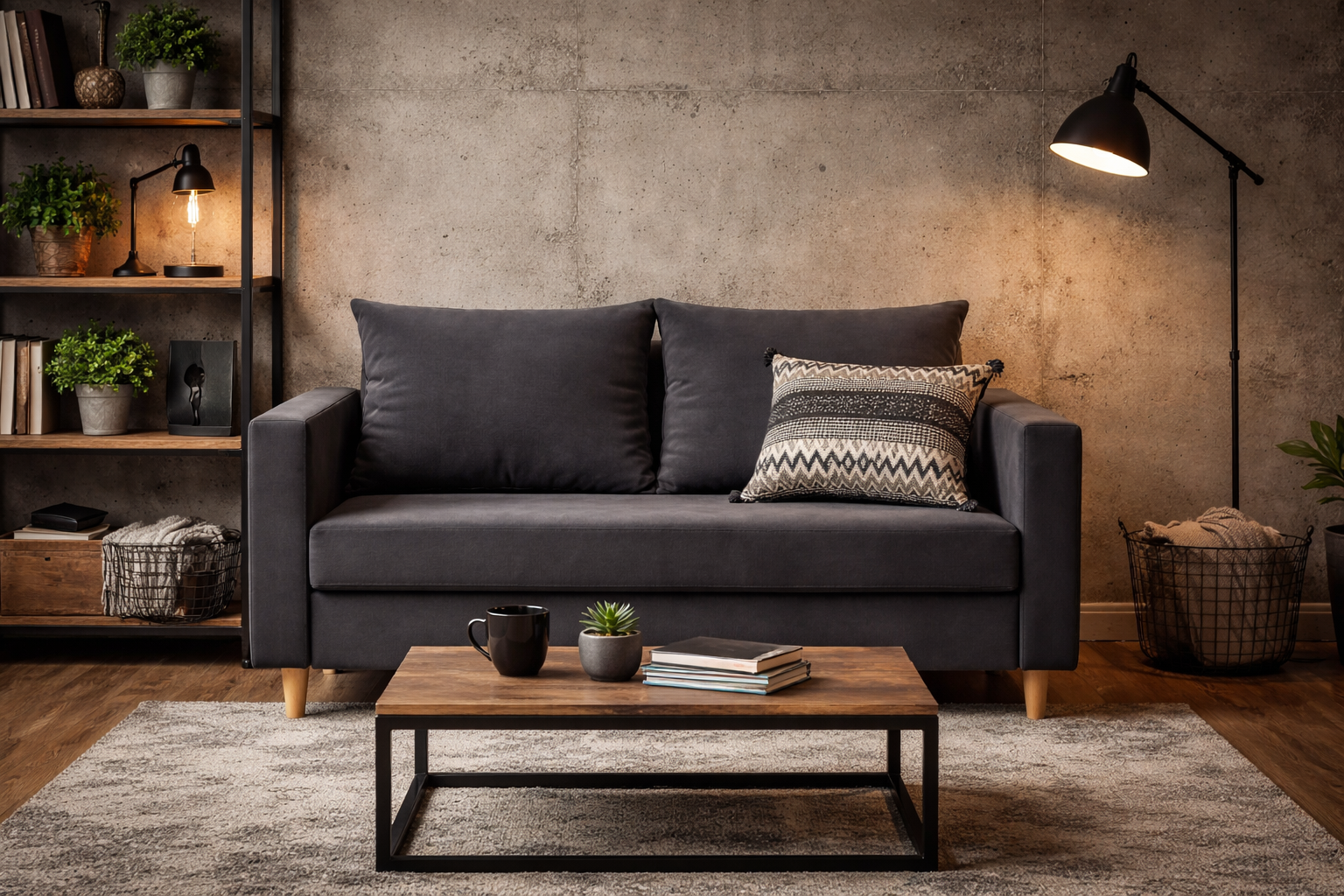 Sofa rozkładana z funkcją spania LENA