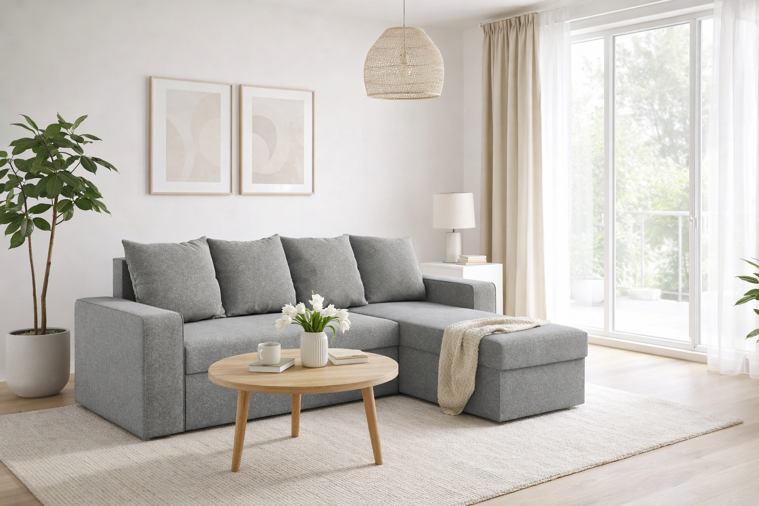 Narożnik z funkcją spania Dante