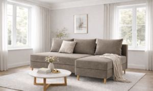 Narożnik skandynawski z funkcją spania VIVA