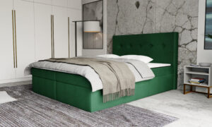 Łóżko kontynentalne z pojemnikiem LUCCA